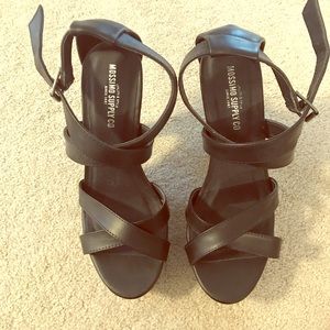 Platform Black Heels